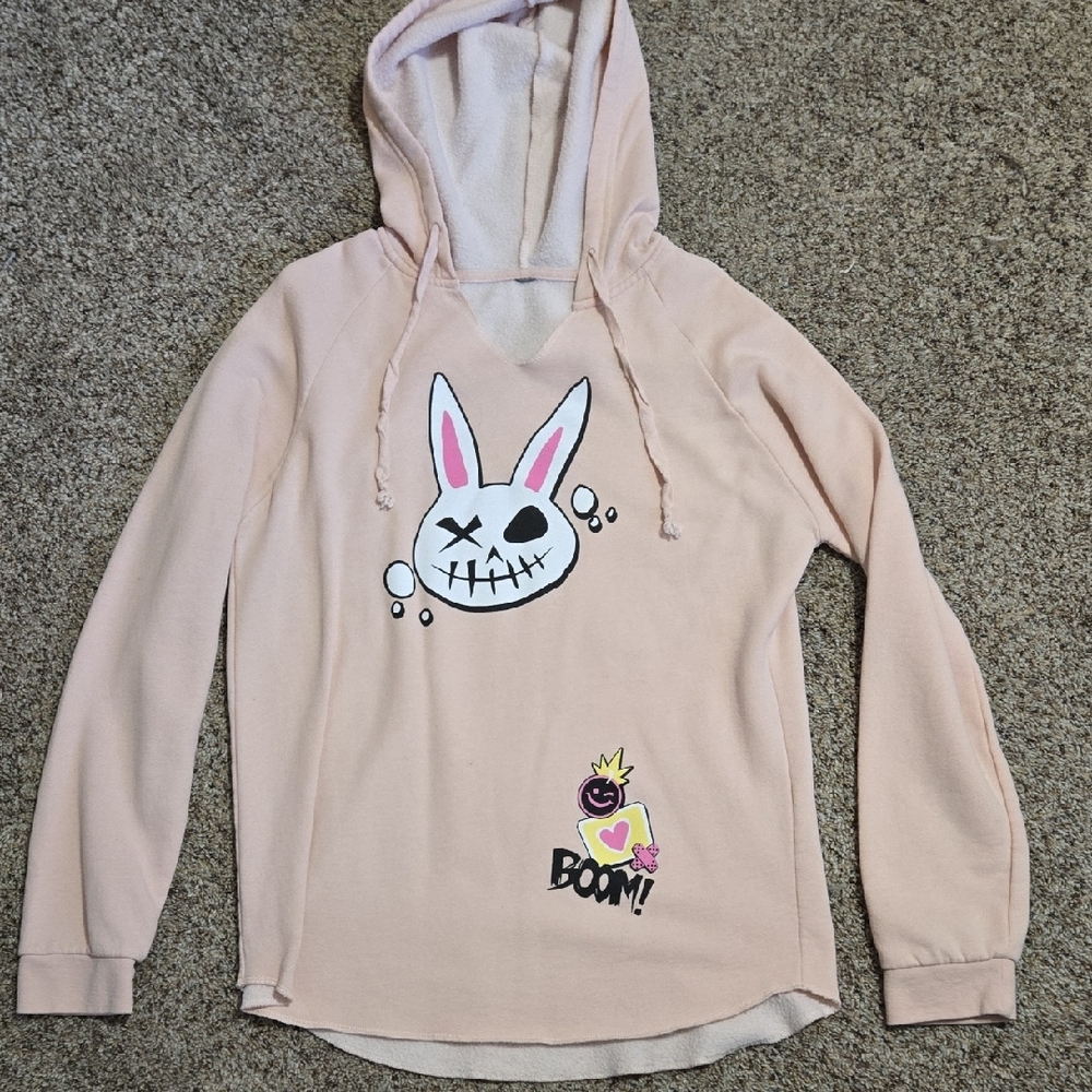 Tiny Tina Pink Hoodie with Graphic Design